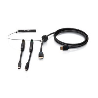 Dongle HDMI C2G C2G30029 | mDP DP | USBC Retractor - C2G30029 - C2G