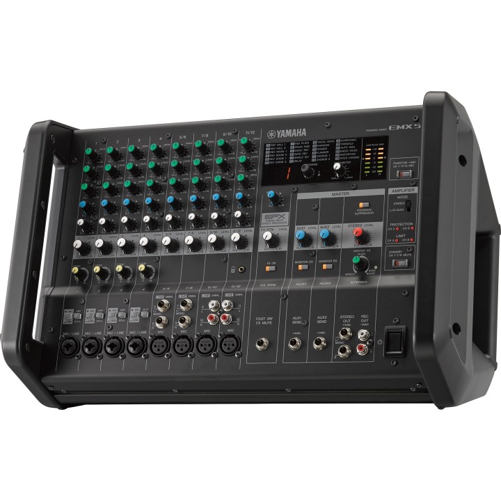 Table de mixage Yamaha YAM-EMX5 | 8 entrées Mic/ligne | Rackable 19p Yamaha