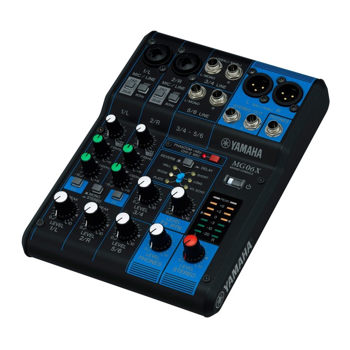 Table de mixage Yamaha YAM-MG06X | 6 entrées | 2 Mic Yamaha