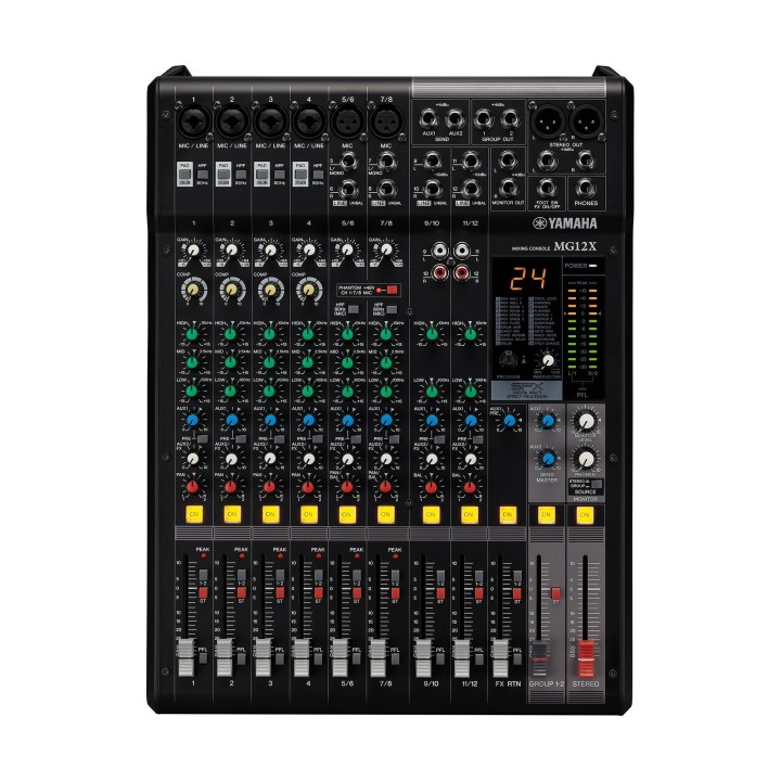 Table de mixage Yamaha YAM-MG12X | 12 entrées | 6 Mic Yamaha