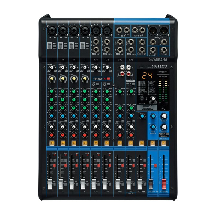Table de mixage Yamaha YAM-MG12XU | 12 entrées | 6 Mic Yamaha