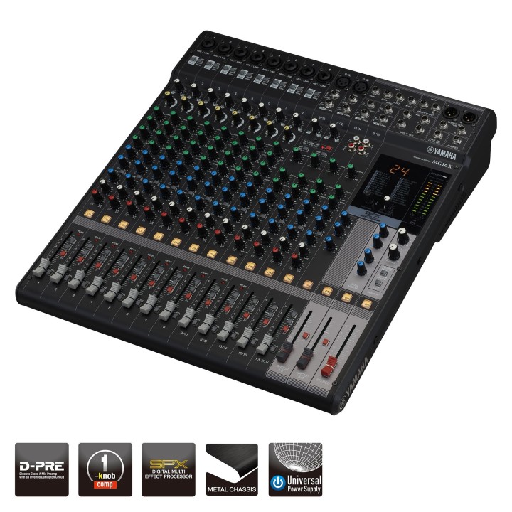 Table de mixage Yamaha YAM-MG16X | 16 entrées | SPX Yamaha