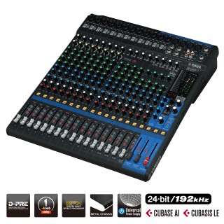 Table de mixage Yamaha YAM-MG20XU | 20 entrées | USB Yamaha