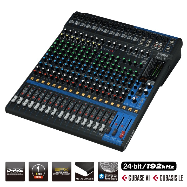 Table de mixage Yamaha YAM-MG20XU | 20 entrées | USB Yamaha