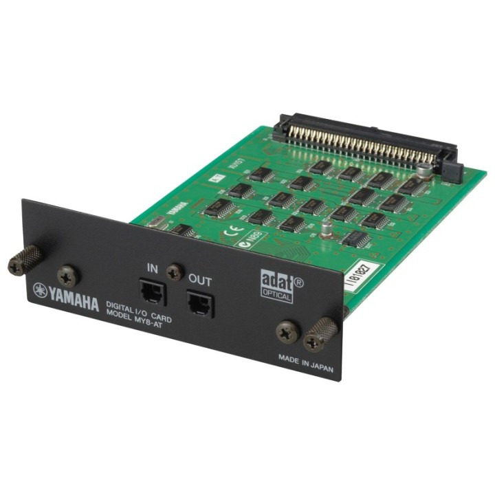 Carte audio Yamaha YAM-MY8AT | 8 E/S | ADAT 48 kHz Yamaha