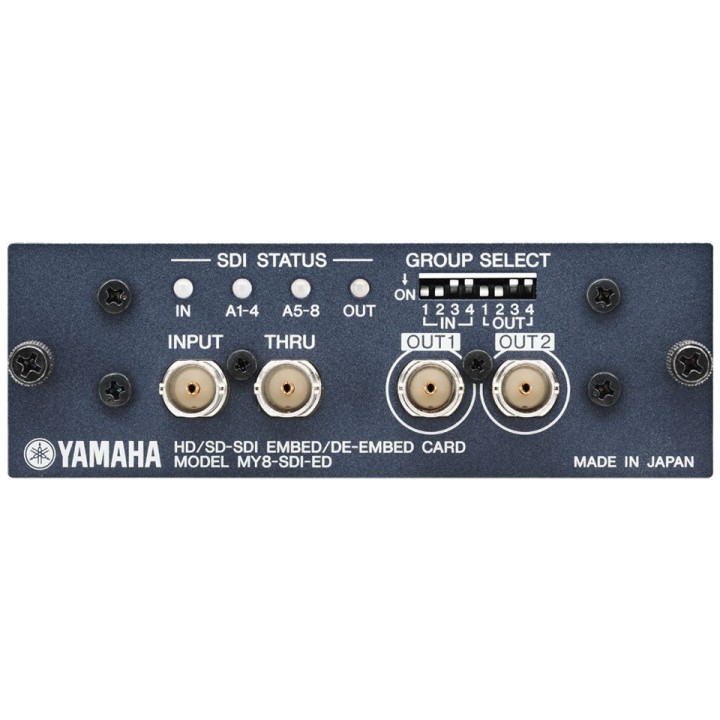 Carte vidéo Yamaha YAM-MY8SDIED | 8 E/S HD/SDI | 24 bits Yamaha