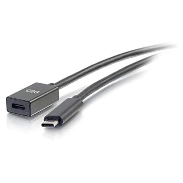 Cordon USB C C2G88657 | 1ft Extension | 10G 3A - C2G88657 - C2G