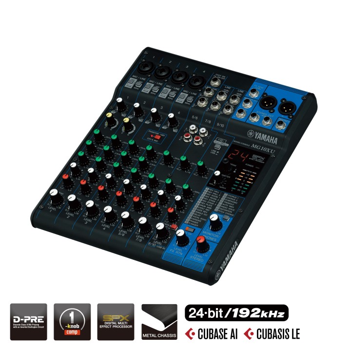 Table de mixage Yamaha YAM-MG10XU | 10 entrées | SPX Yamaha