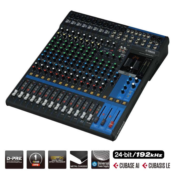 Table de mixage Yamaha YAM-MG16XU | 16 entrées | USB Yamaha
