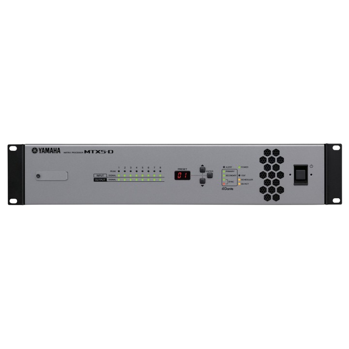 Matrice audio Yamaha YAM-MTX5D | 28x16 | 16ch DANTE Yamaha