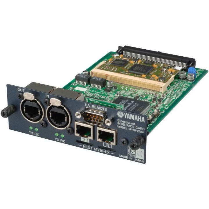 Carte Ethersound Yamaha YAM-MY16ES64 | 16 E/S | format compact Yamaha