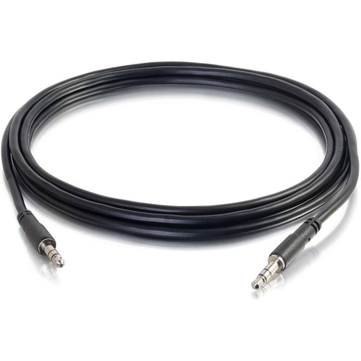 Cordon audio C2G C2G22600 | 3ft/0.9m Slim AUX | 3.5mm M to M - C2G22600 - C2G