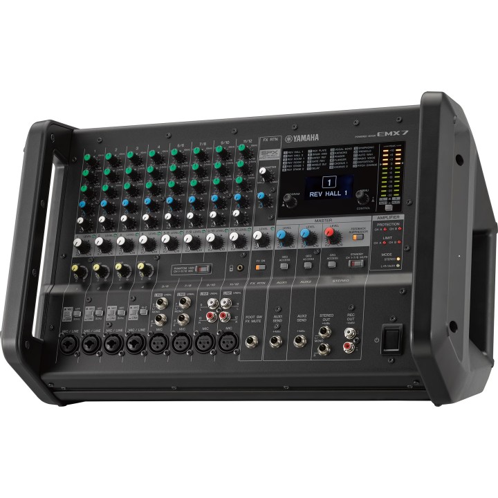 Console de mixage Yamaha YAM-EMX7 | 8 entrées Mic/ligne | 710W Yamaha
