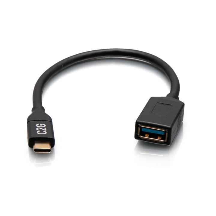 Adaptateur USB-C C2G29515 | USB-C vers USB A | Noir - C2G29515 - C2G