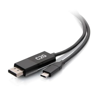 Cordon USB-C C2G54474 | 3ft | 4k60Hz DisplayPort Black - C2G54474 - C2G