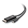 Cordon USB-C C2G54474 | 3ft | 4k60Hz DisplayPort Black