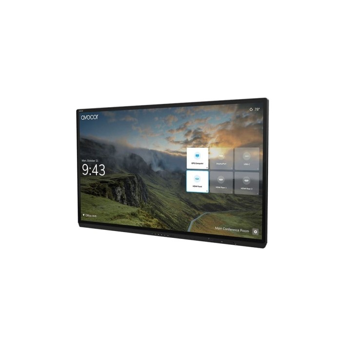 Avocor - Ecran tactile 65p 4K avec verre interactif, série G60 Avocor
