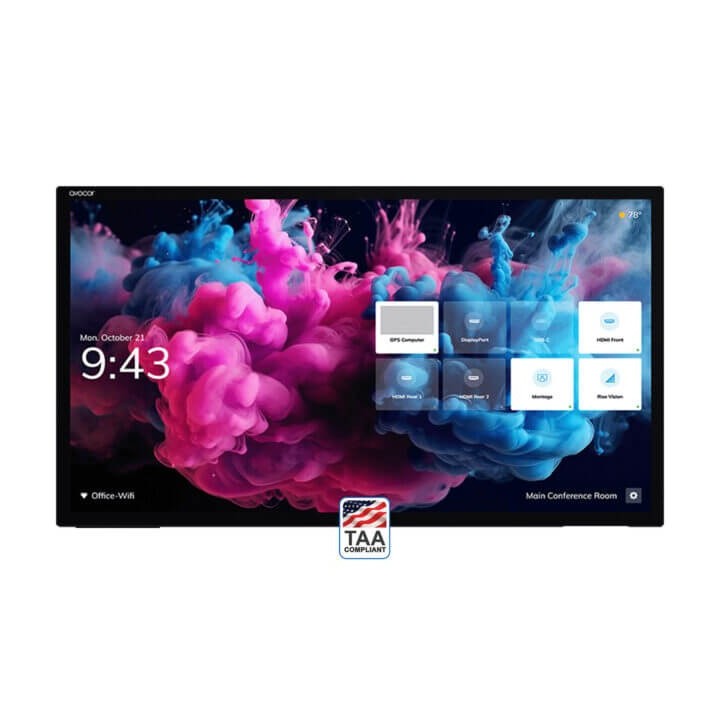 Avocor - Ecran tactile PCAP 75p 4K 16/9 400cd/m², 40 points, série H Avocor