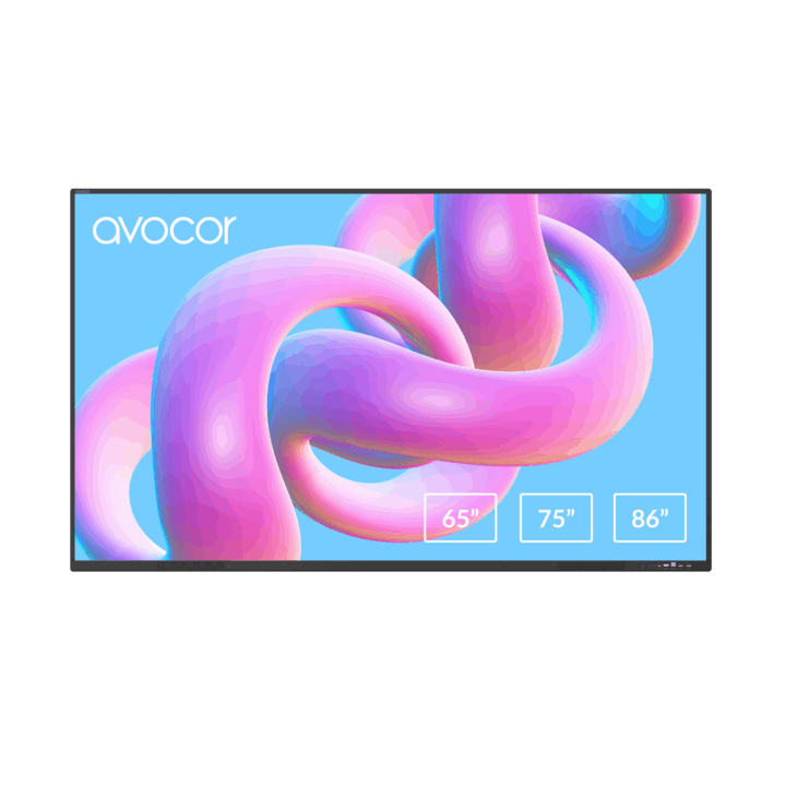 Avocor - Ecran tactile IR 86p 4K 16/9 350cd/m² 16/7 40pts - Série S Avocor