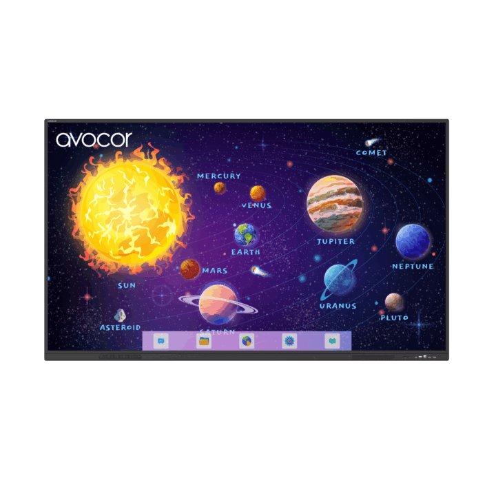 Avocor - Ecran tactile IR 75p 4K 16/9 350cd/m² 16/7 40pts - Série S Avocor