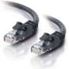 Cordon Ethernet C2G C2G83405 | Cat6 non blindé | 0.5m noir