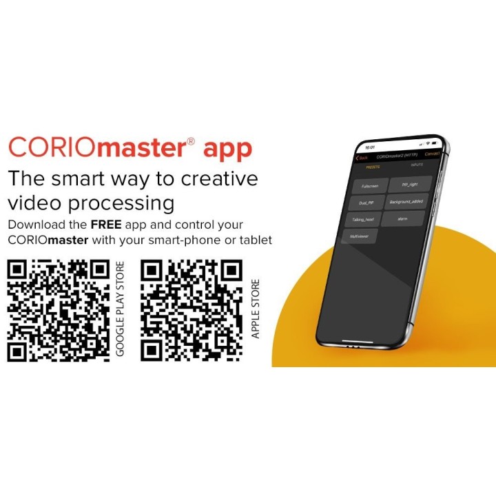 Processeur modulaire tvONE TVO-C3-510 | CorioMaster Mini | 1U 5 slots - TVO-C3-510 - tvONE