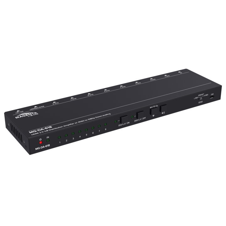 Distributeur 4K60 tvONE TVO-MG-DA-618 | HDMI2.0 | HDCP2.2 tvONE