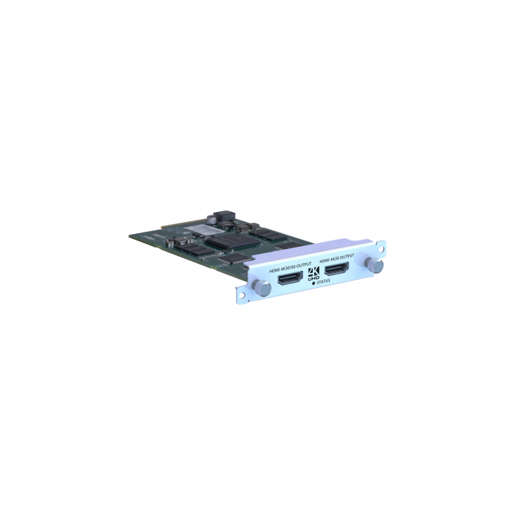 Module de sortie tvONE TVO-CM-HDMI-4KSC2O | 2 x HDMI 4K | CORIOmaster - TVO-CM-HDMI-4KSC2O - tvONE