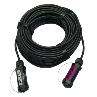 Cordon fibre optique tvONE TVO-MG-AOC-66A-100 | blindé | étanche - TVO-MG-AOC-66A-100 - tvONE
