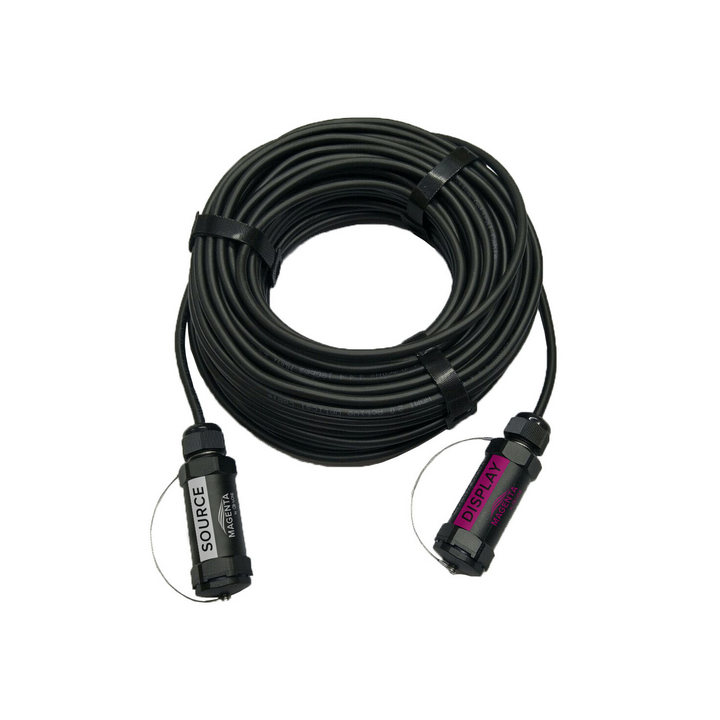 Cordon fibre optique tvONE TVO-MG-AOC-66A-100 | blindé | étanche - TVO-MG-AOC-66A-100 - tvONE
