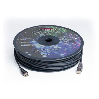 Cordon fibre optique tvONE TVO-MG-AOC-882-25 | Plenum actif | 25m - TVO-MG-AOC-882-25 - tvONE