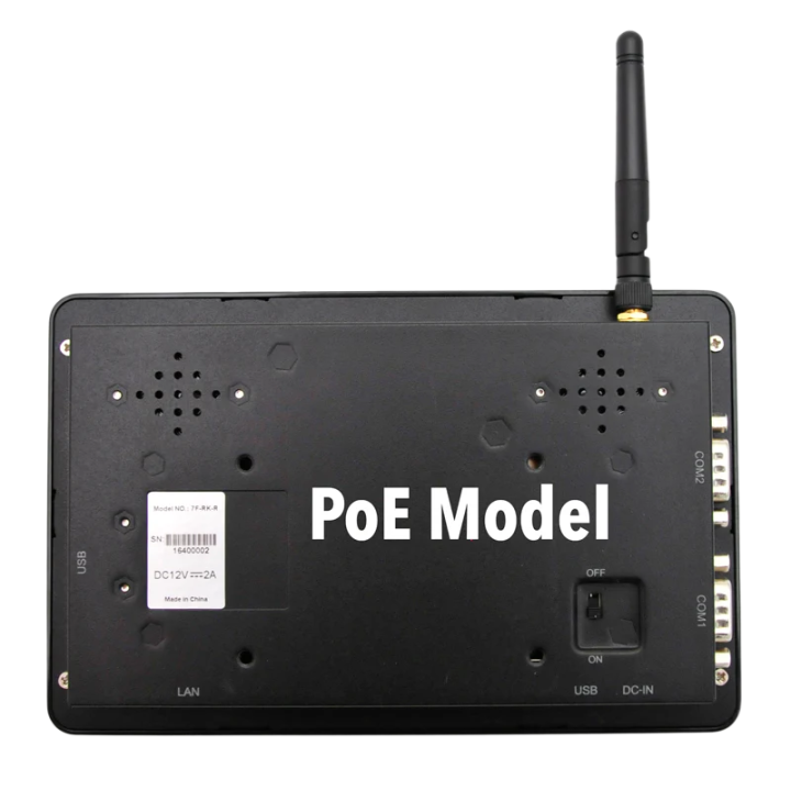 Tablette Mimo MCT-70LTS-POE | 7" | Android 12 OS Mimo