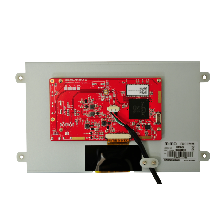 Écran non tactile USB Mimo MIM-UM-760-OF | 7 pouces | à encastrer Mimo