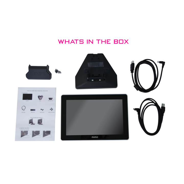 Écran tactile capacitif Mimo MIM-UM-1080CH-G-NB | Vue HD 10,1p | HDMI Mimo
