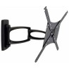 omb - Support mural double bras design 10-42p VESA 400 - Noir - HA/6 OMB