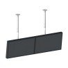 omb - Support de plafond pour double écrans 1x2 60p max- 50kg max - N OMB