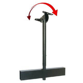 omb - Support de plafond rotatif ajustable 400/600/800 - 75kg - Noir OMB