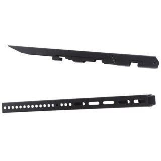 omb - Barre inclinable 0-12° pour rail de fixation mural 50kg - Noir OMB