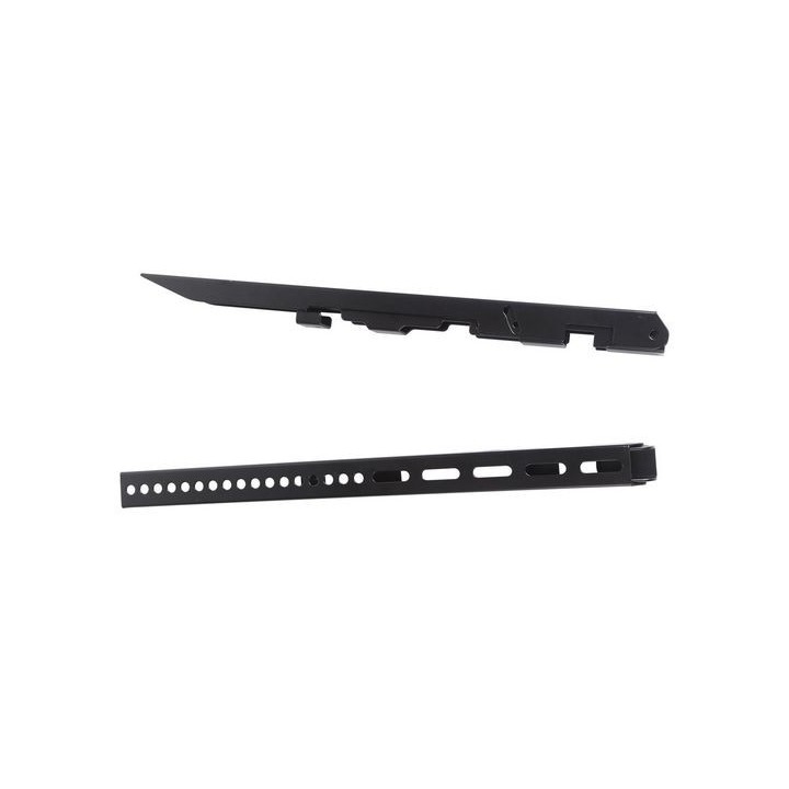 omb - Barre inclinable 0-12° pour rail de fixation mural 50kg - Noir OMB