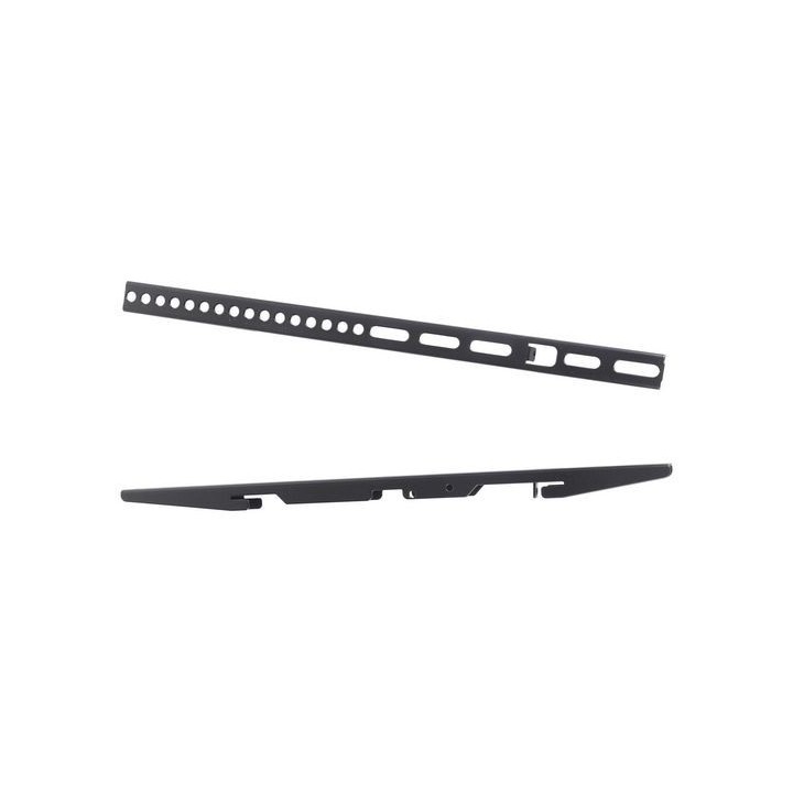 omb - Barre pour rail de fixation mural 50kg max - 25 x 420 - Noir OMB