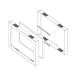 omb - Caisson vitrine LFD 55 pouces OMB