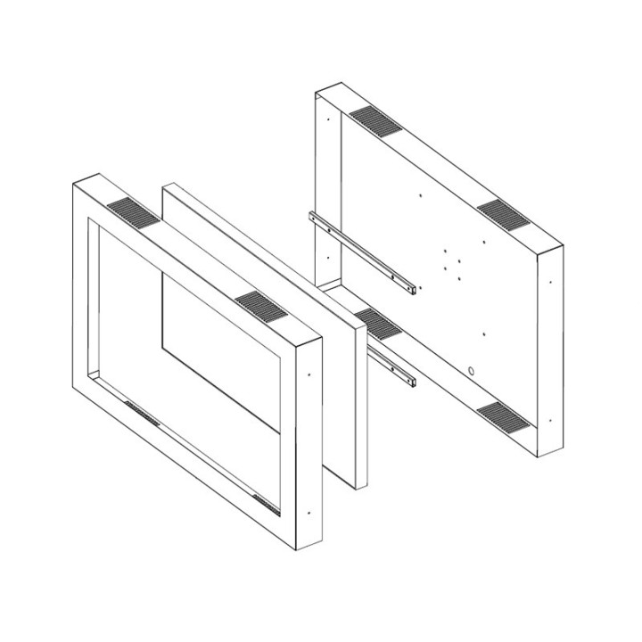 omb - Caisson vitrine LFD 55 pouces OMB