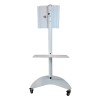omb - Chariot incliné avec tête pivotante 65p 400*400 - Blanc OMB