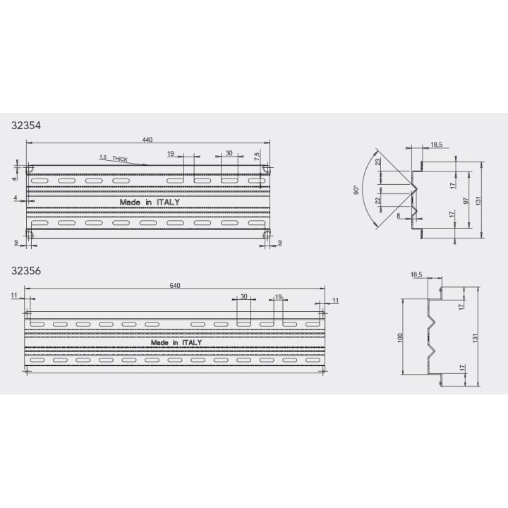 omb - Rail de fixation mural pour 37 à 55p VESA 800*400 - 80kg - Noir OMB
