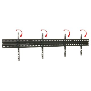 omb - Rail de fixation mural pour 37 à 55p VESA 600*400 - 80kg - Noir OMB