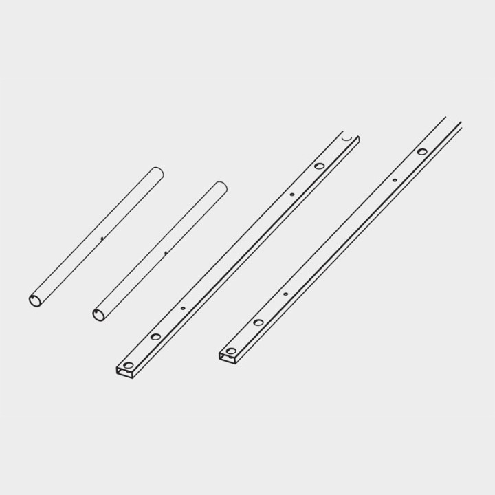 omb - Kit Vesa pour grand chariot, magellano 2kg max - Noir OMB