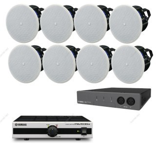Ensemble audio Yamaha YAM-ADSB4XCWA21 | ADECIA pCeiling | VXC4 blanches - YAM-ADSB4XCWA21 - Yamaha