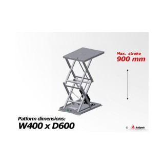 Support motorisé de table Audipack AUD-M-2-900 | vidéoprojecteur | max. 900mm - AUD-M-2-900 - Audipack