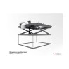 Système de plafond motorisé Audipack AUD-P210255 | 1090mm | Stroke 7000mm