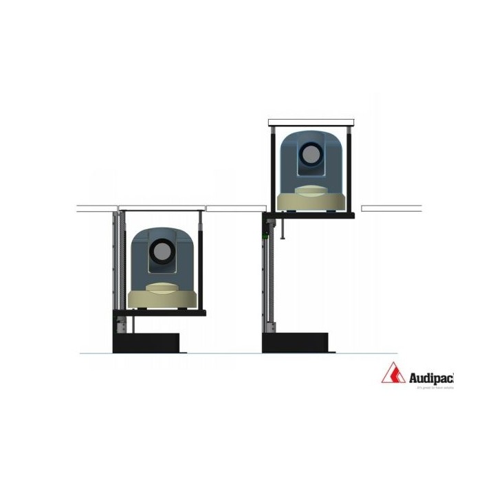 Système de levage Audipack AUD-VCL-1UP | Pour caméra VC | Installation facile - AUD-VCL-1UP - Audipack